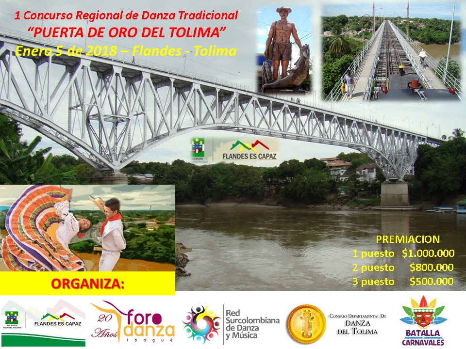 1 concurso regional de Danza Puerta de Oro del Tolima